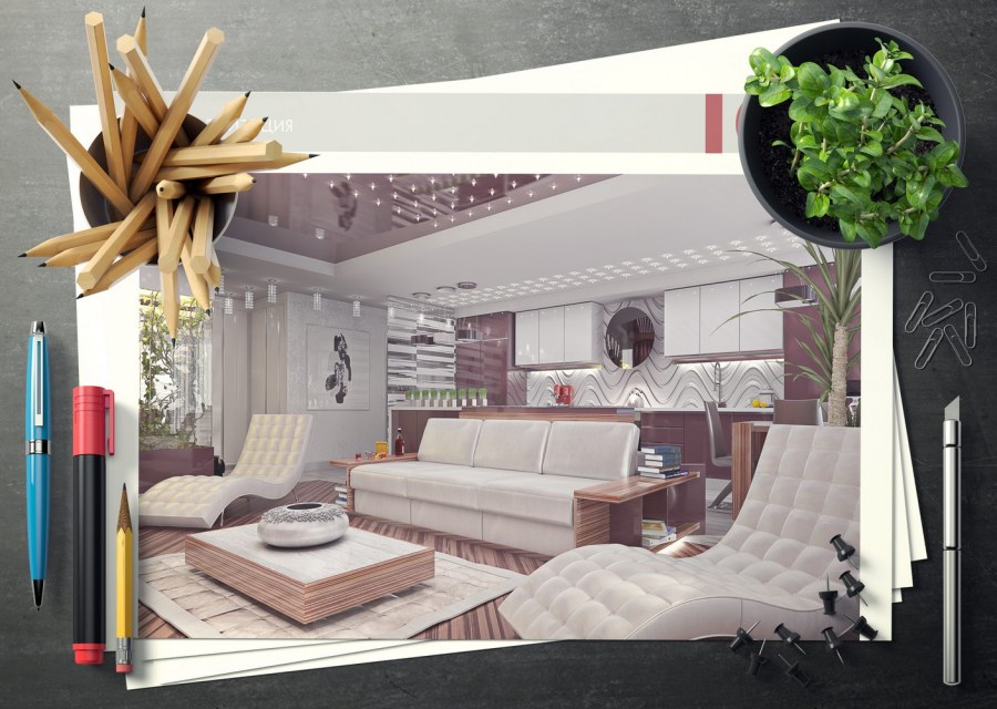 Авторский дизайн проект интерьера