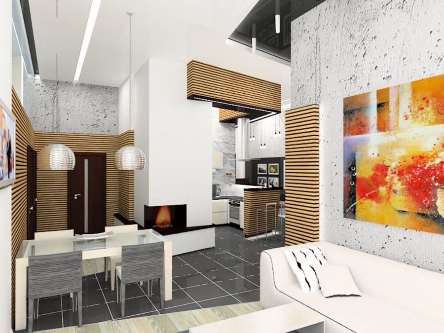 Разработка дизайн проекта квартиры студия