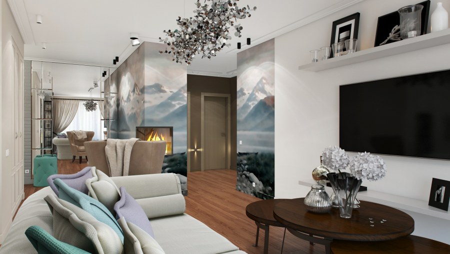 Реализованный дизайн проект квартиры