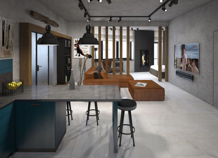 Цветовая гамма для квартиры студии со стороны психологии