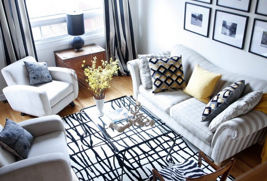 Подушки и ковры в интерьере