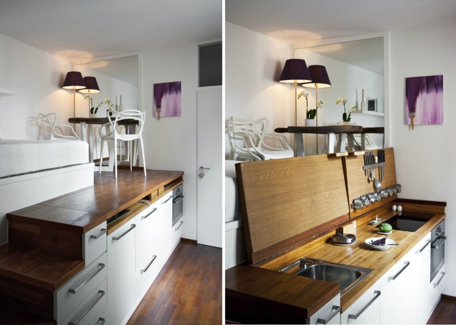 Интересные решения экономии места в доме