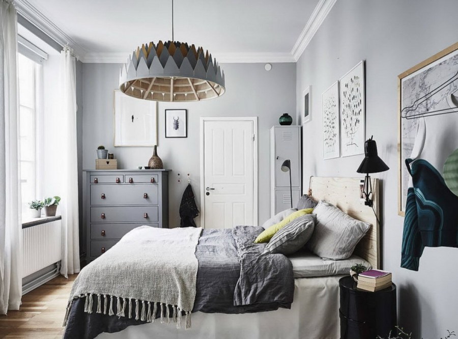 Скандинавский интерьер комнаты