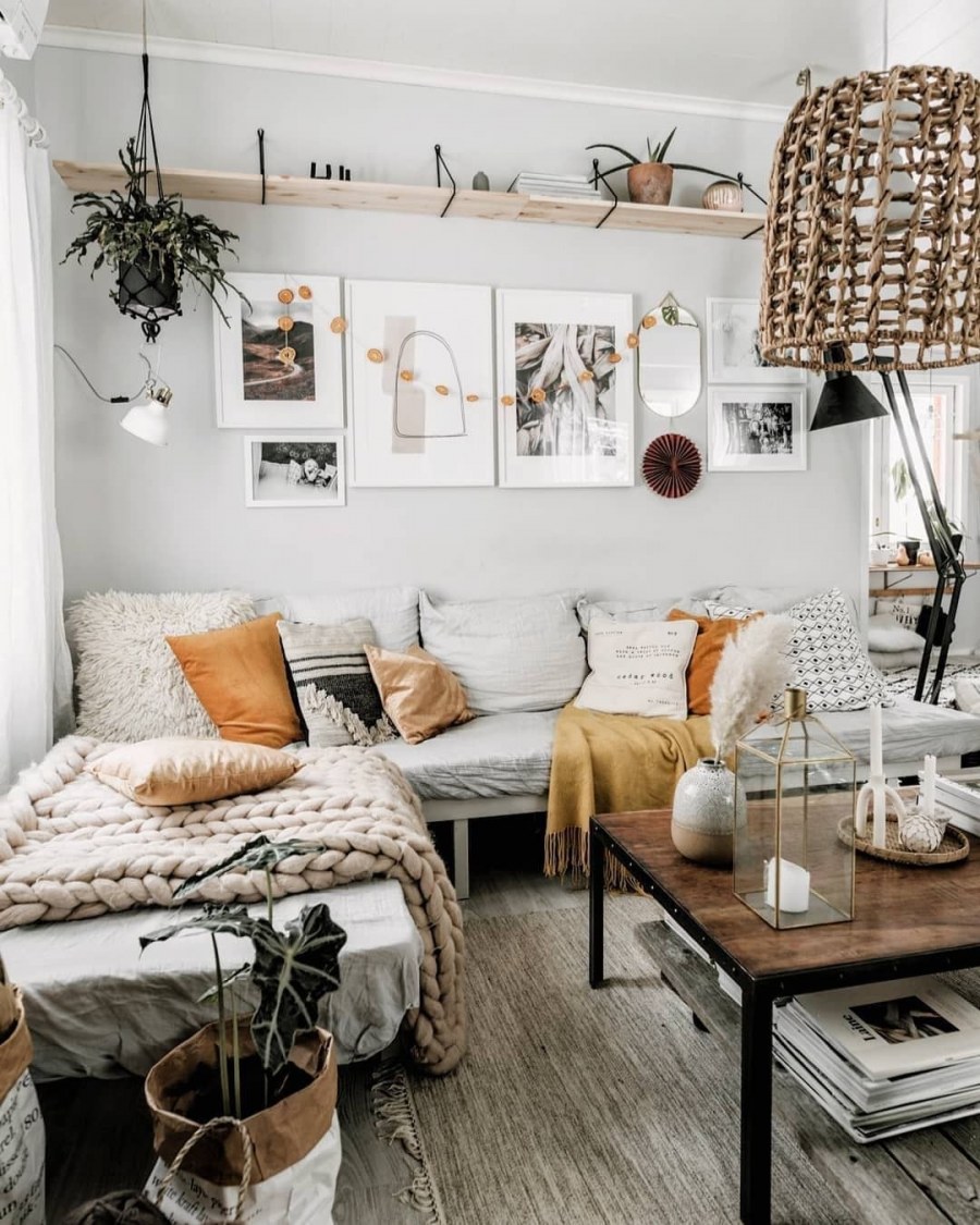 Спальня в стиле Скандинавия