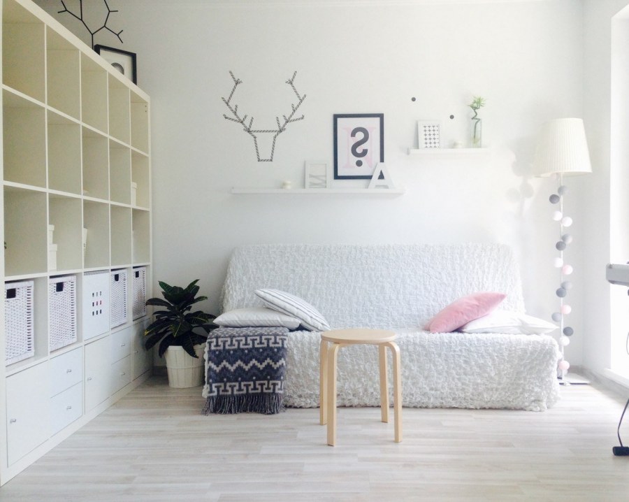 Гостиннаяв скандинавском стиле