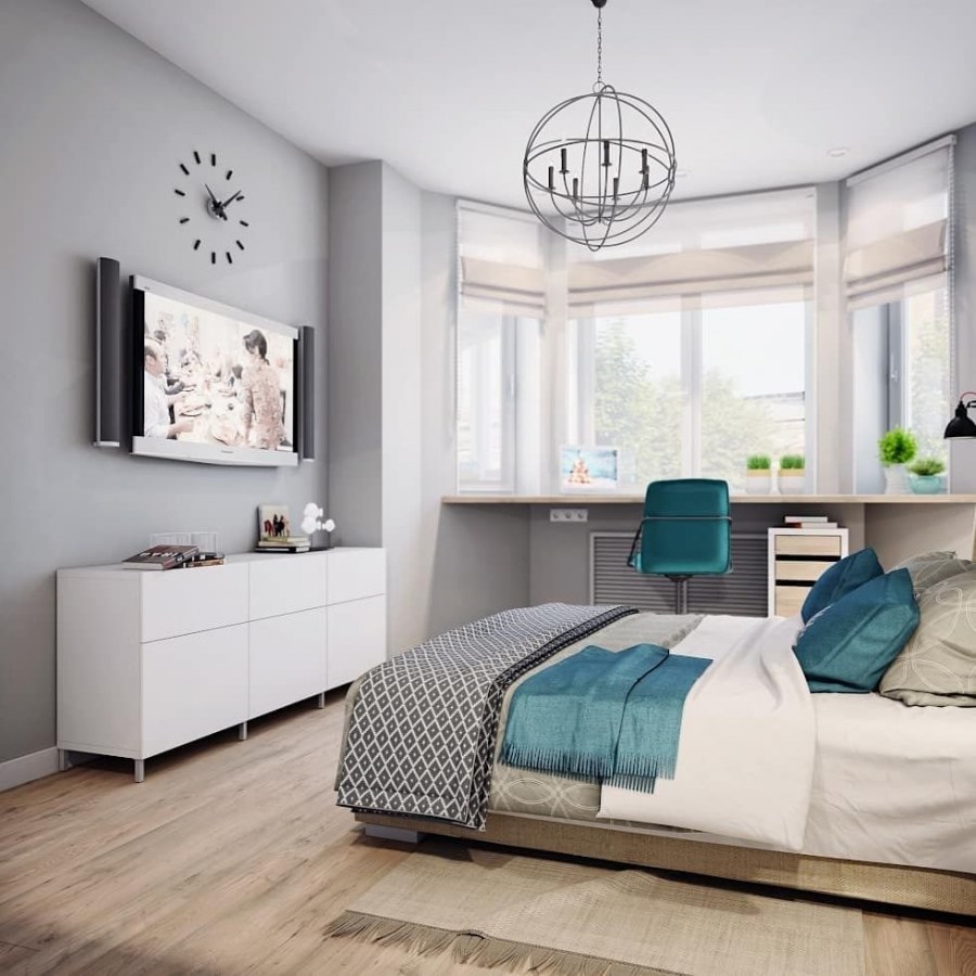 Гостиная в стиле Сканди