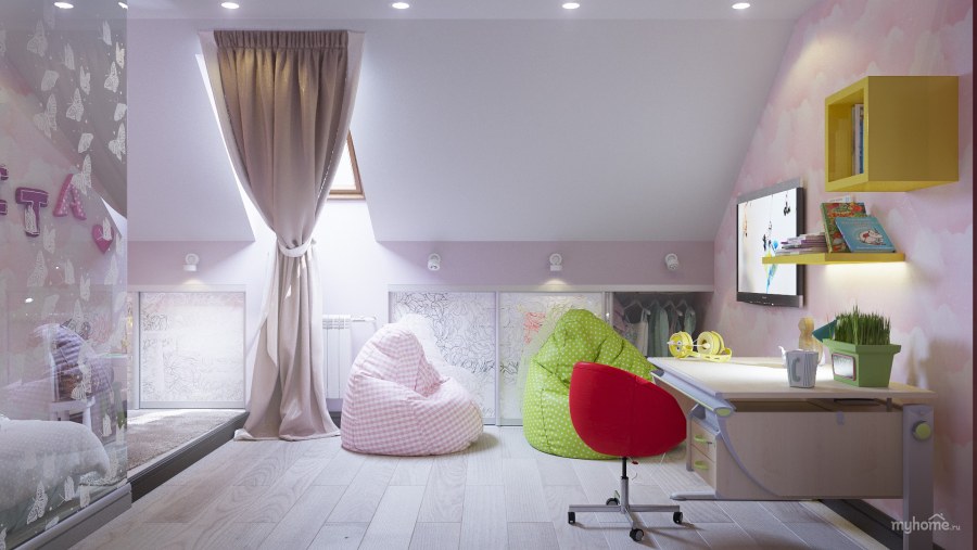 Комнаты для подростков девочек