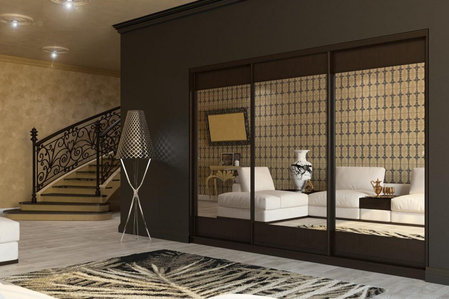 Купе Нео Лайт с зеркалом бронза