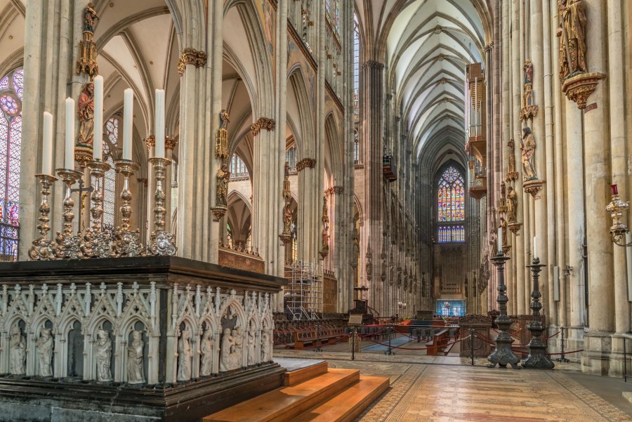Кёльнский собор Германия внутри