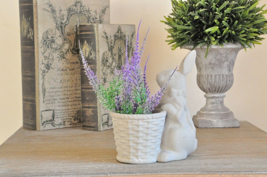 Растения в интерьере Прованс