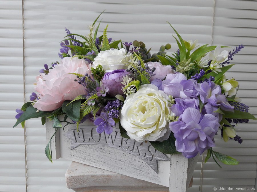 Интерьерный букет в стиле Прованс