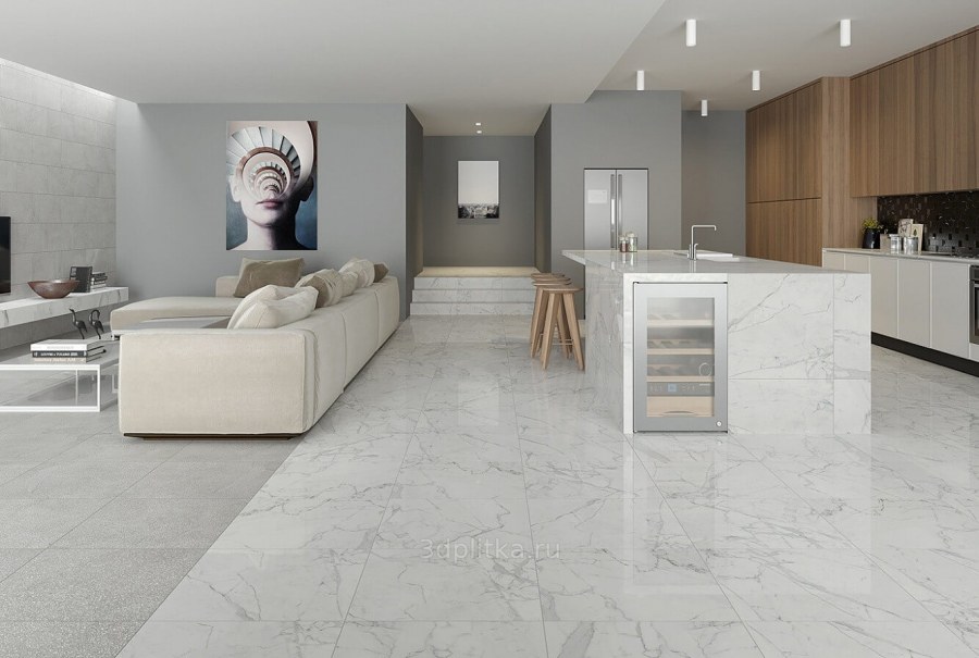 Керамогранит Kerranova / Керранова Marble trend Carrara LR