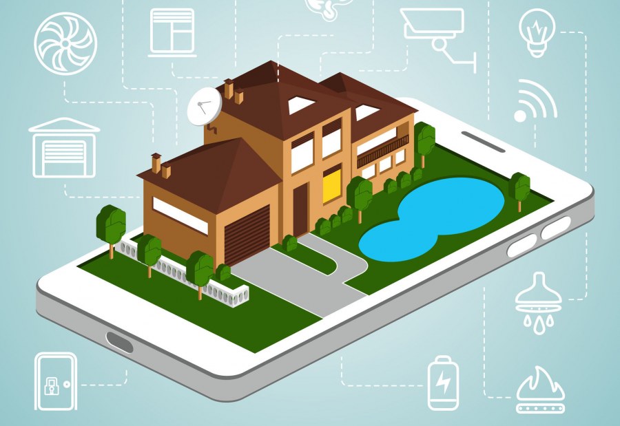 Умный дом рисунок