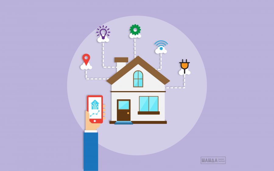 Умный дом рисунок от руки