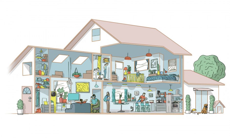 Умный дом рисунок детей