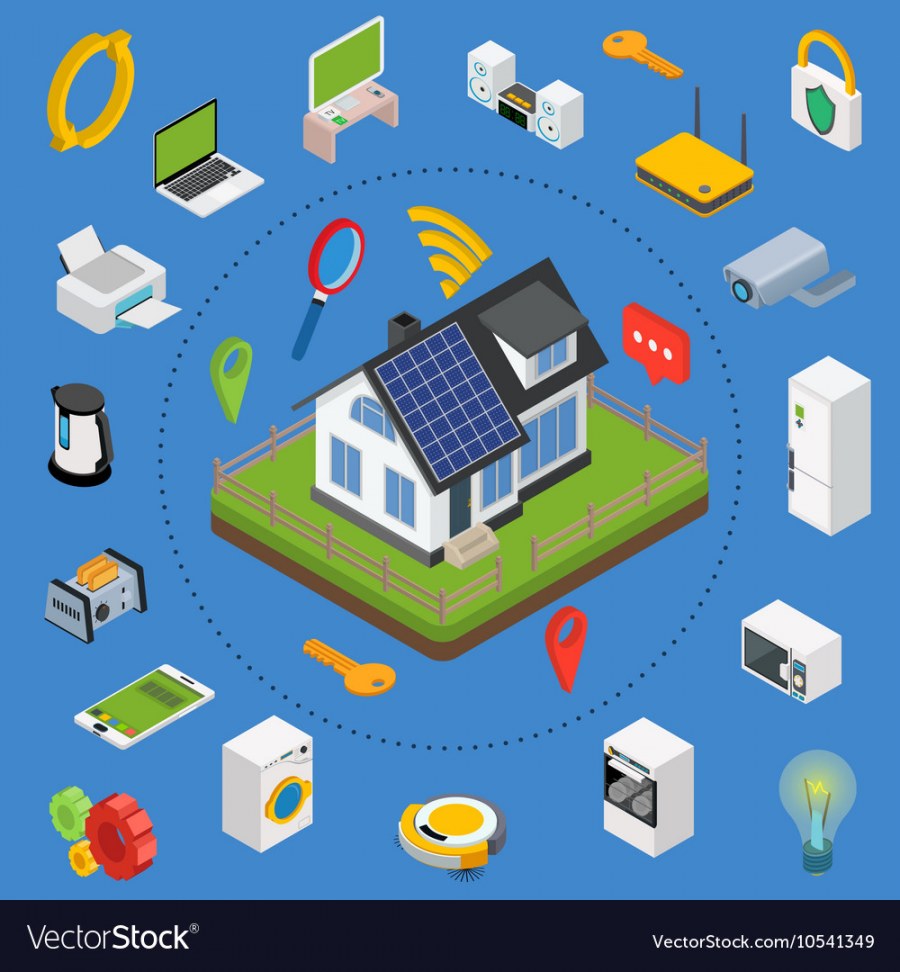 Умный дом рисунок на технологию