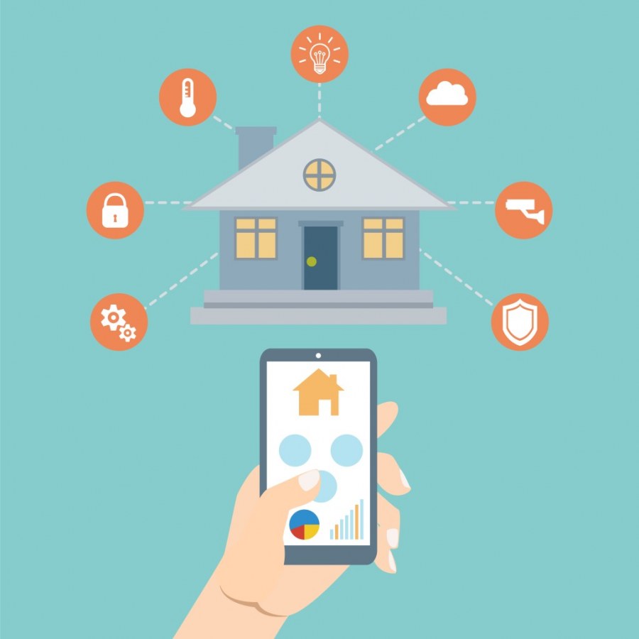 Умный дом зарисовка