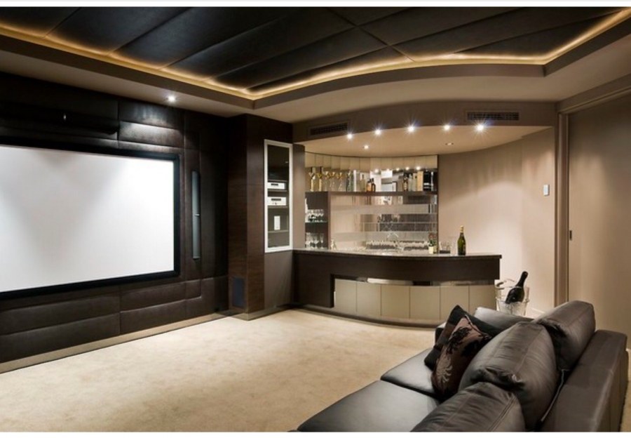 Домашний кинотеатр интерьер