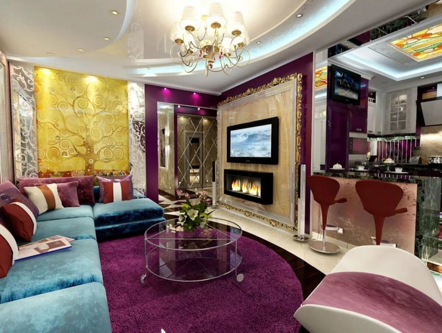 Гостиная в стиле арт деко