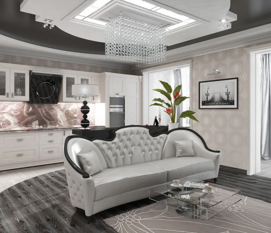 Гостиная арт деко классика