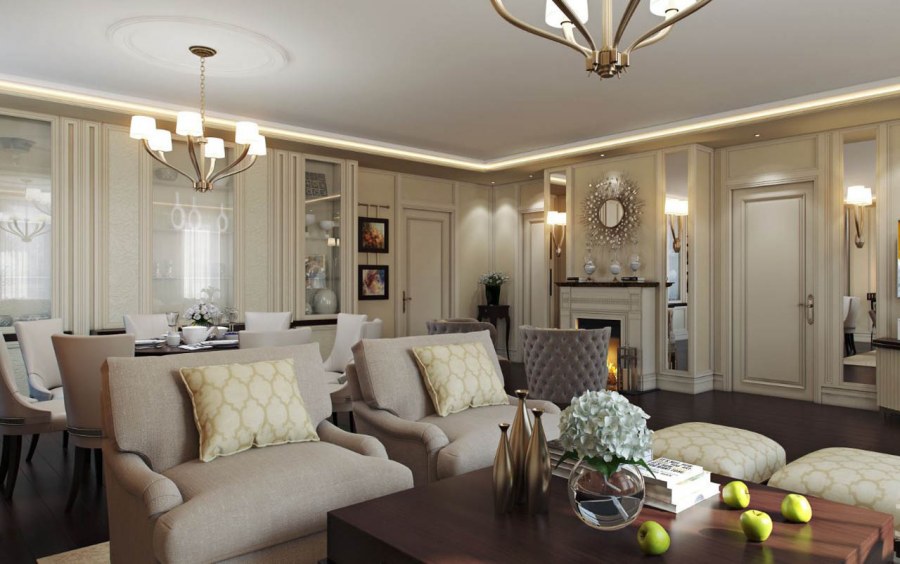 Интерьер дома в стиле арт-деко