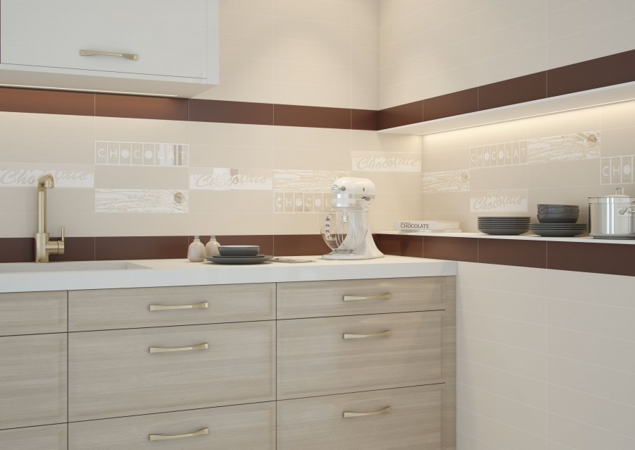 Кухонный фартук ПВХ "кофейные зерна"