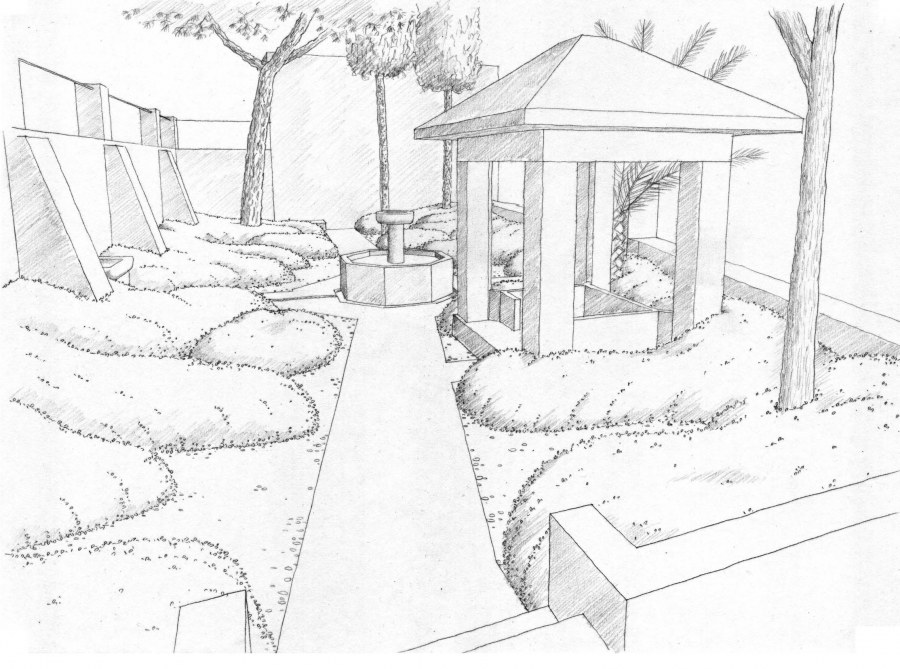 Ландшафт карандашом для начинающих