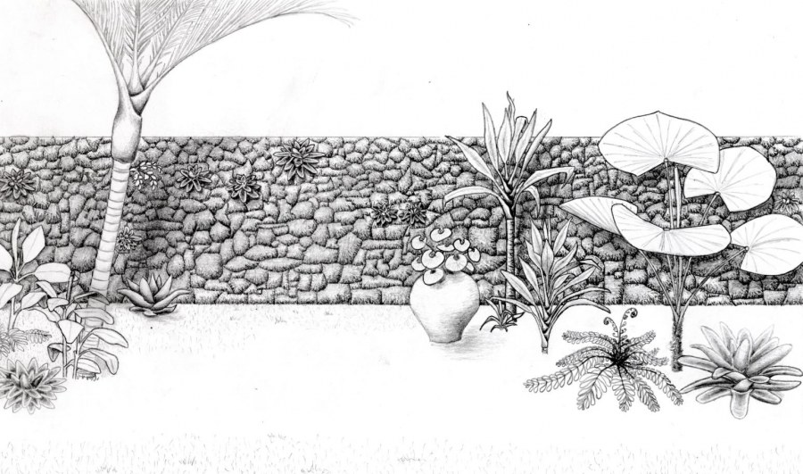 Ландшафт карандашом