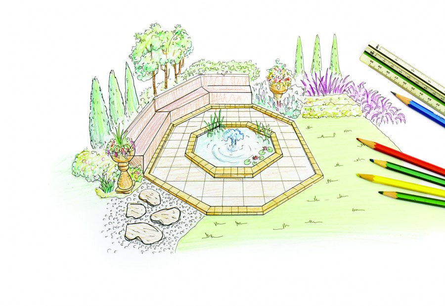 Ландшафтный проект эскиз