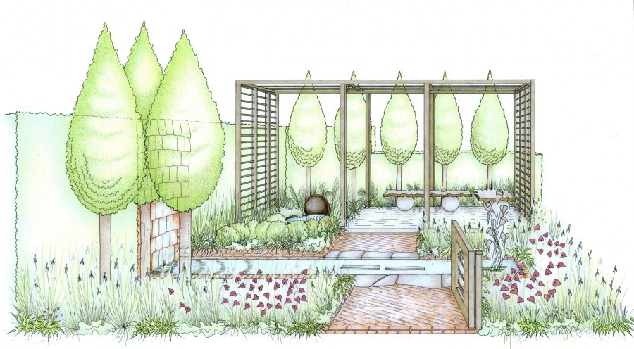 Сад на даче