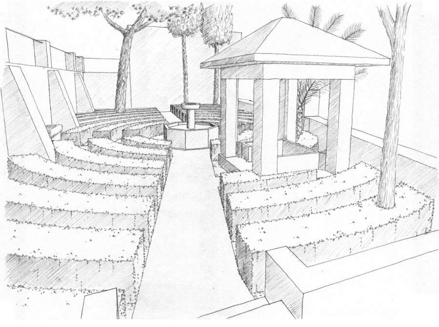 Ландшафт карандашом