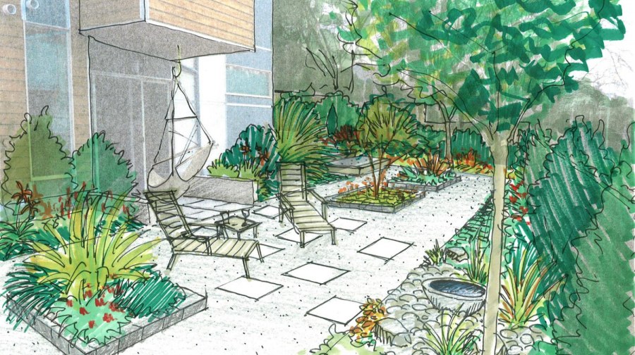 Ландшафт проектная Графика