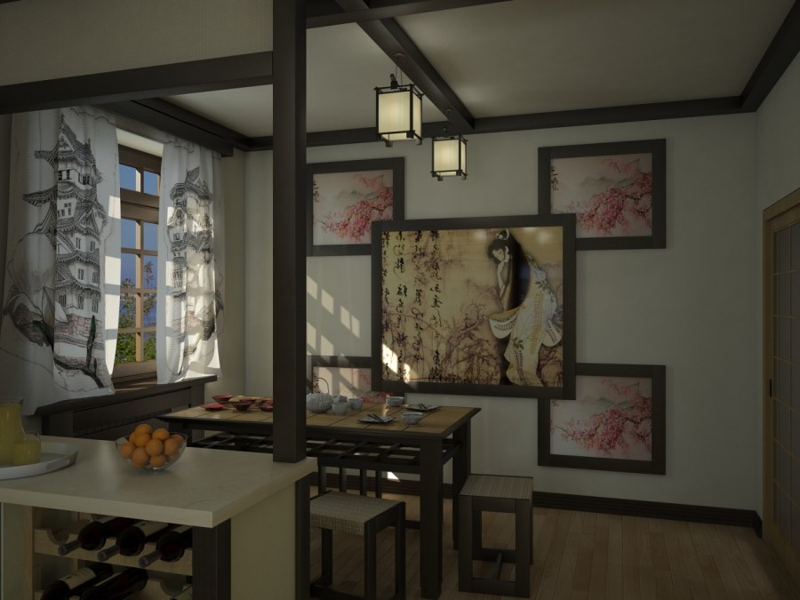 Двери в китайском стиле