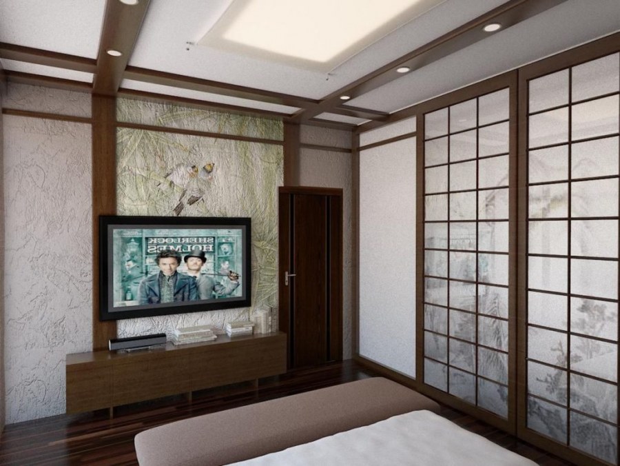 Спальня в японском стиле Минимализм