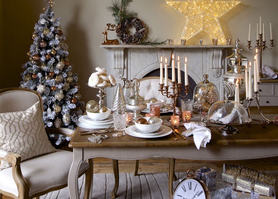 Декор новогоднего стола