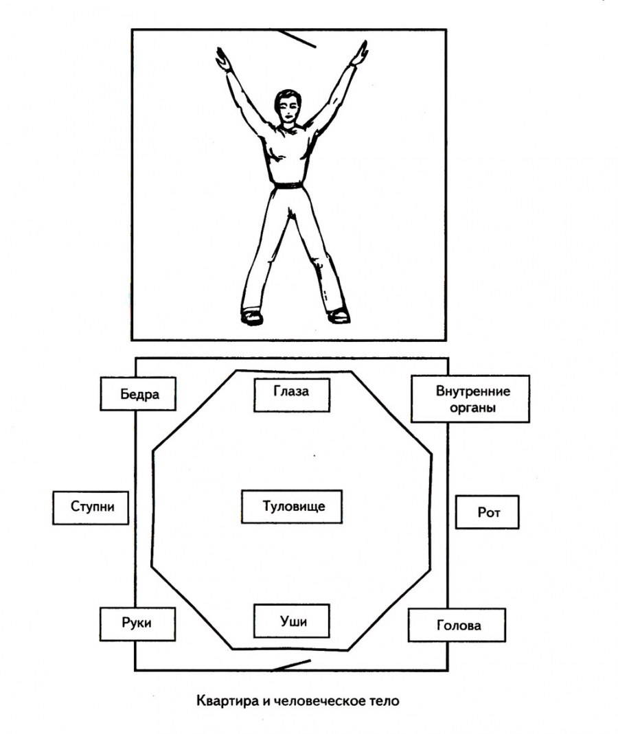 Расположение зеркала в прихожей по фен шуй схема