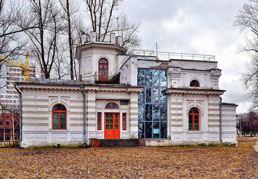 Раменки район Москвы с высоты