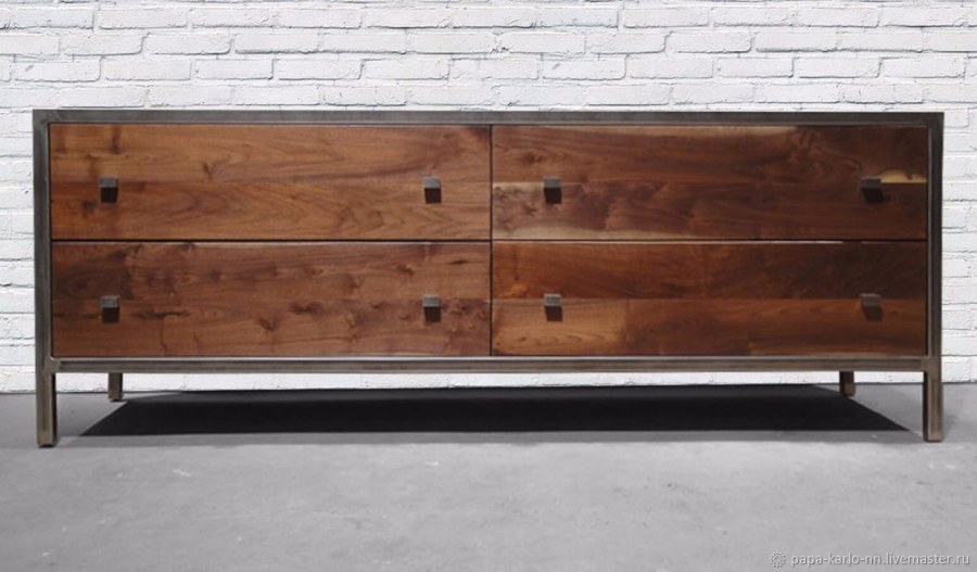 Комод икеа в стиле лофт