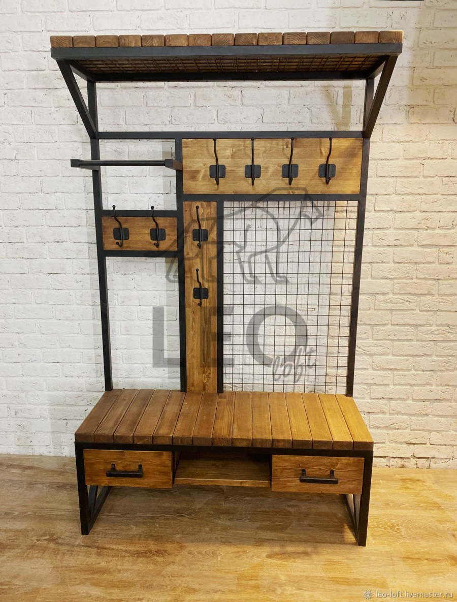 Вешалка-стеллаж Loft-1 lf5