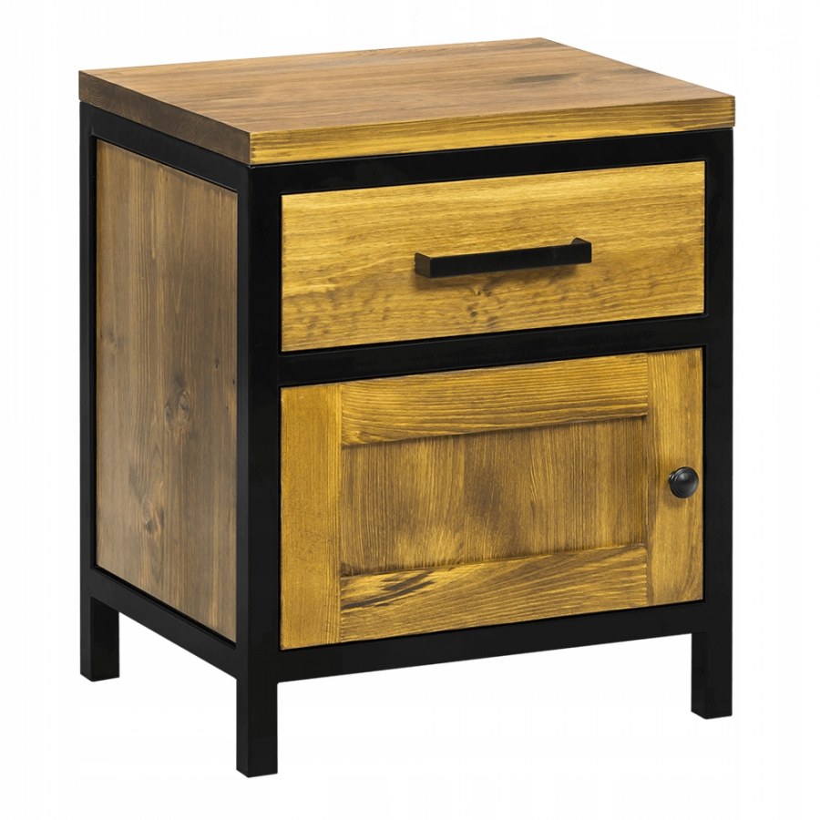 Прикроватная тумба лофт Индастриал