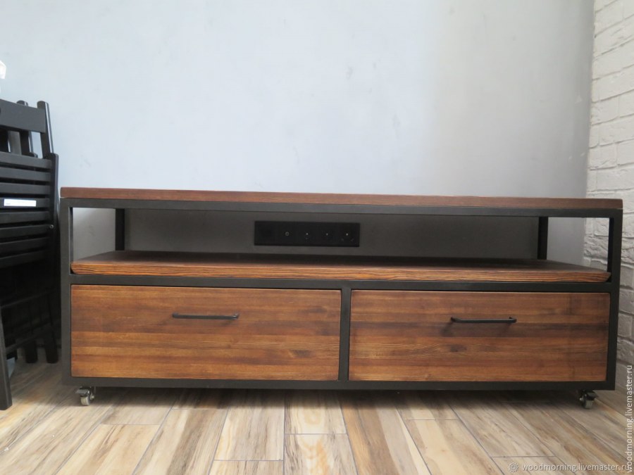 ТВ-тумба лофт дуб Кельтик