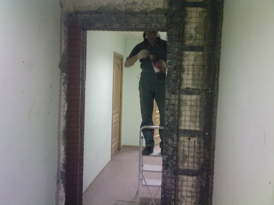 Сместить дверной проем в межкомнатной стене