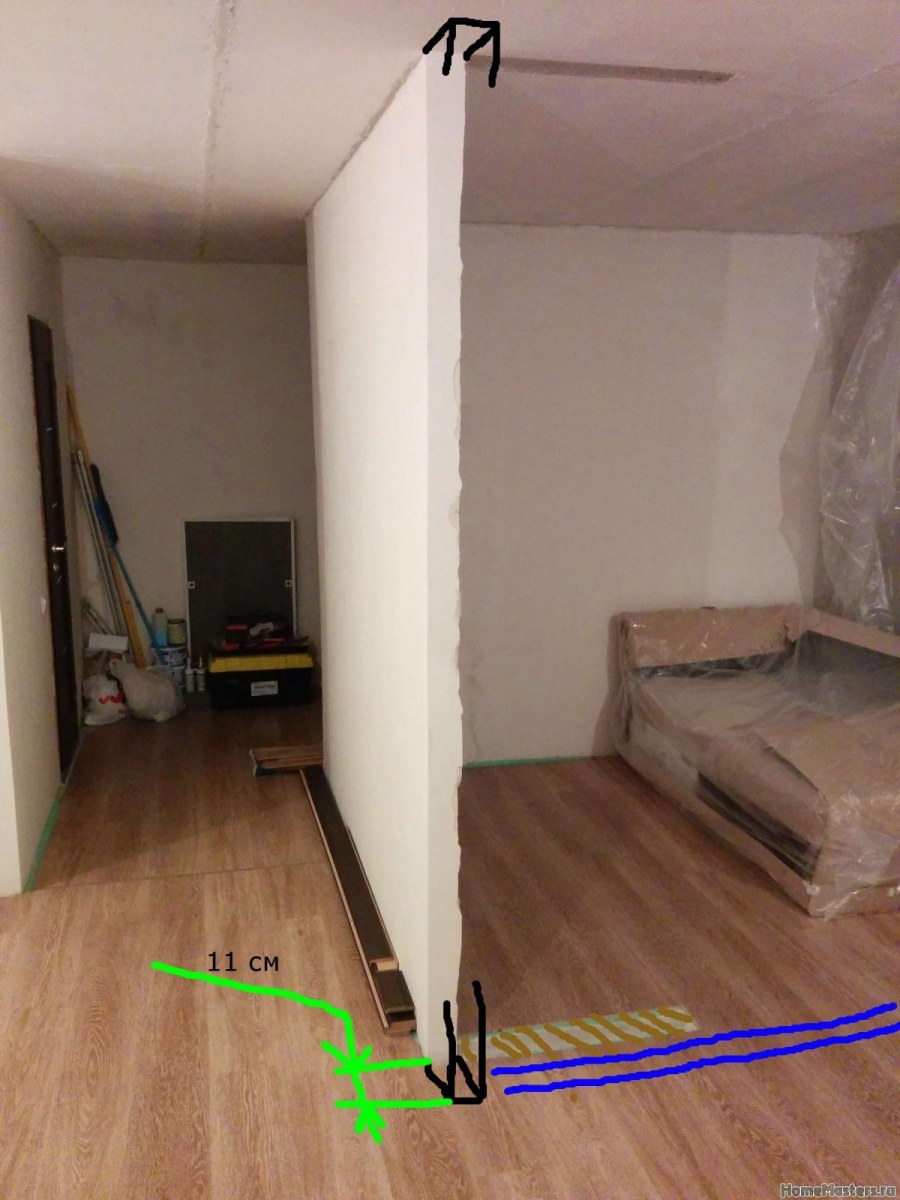 Наращивание стены