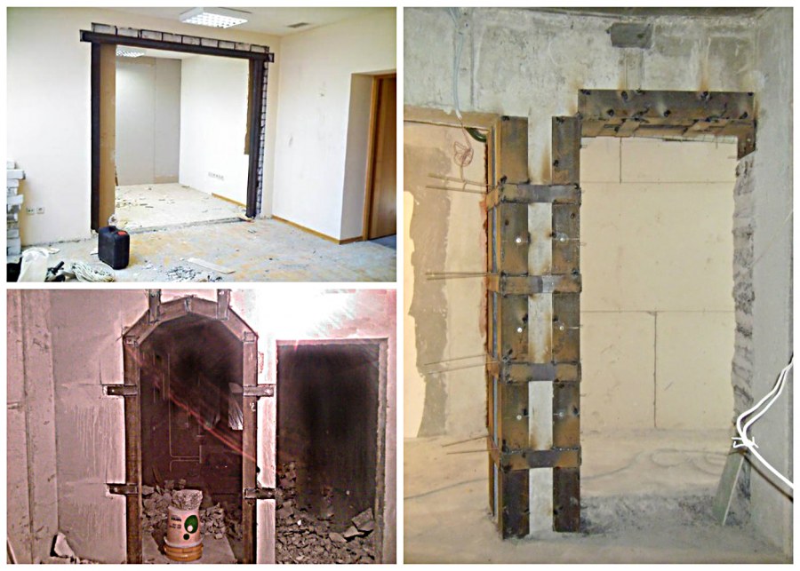 Дверной проем в несущей стене