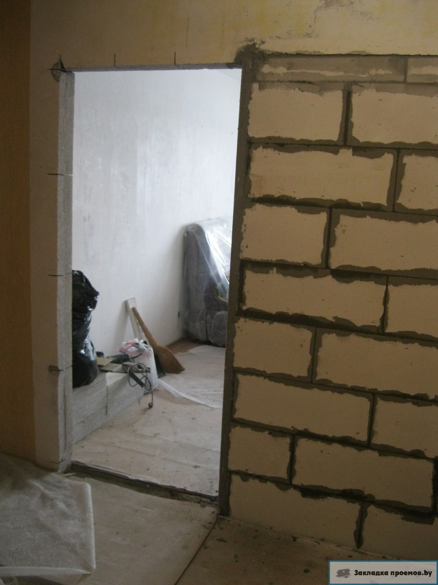 Перенос проема двери