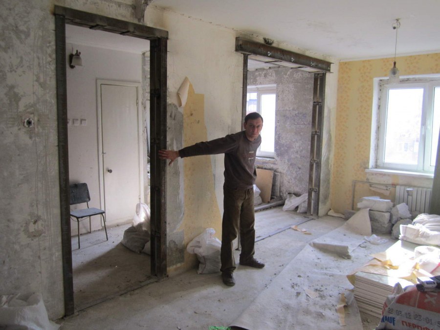 Расширение дверного проема