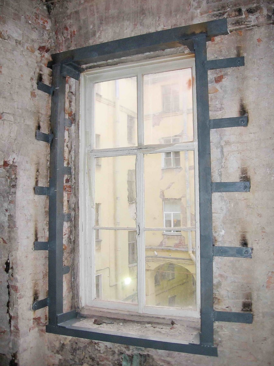 Усиление оконного проема