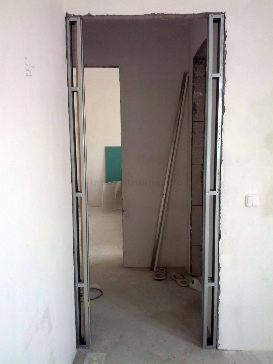 Уменьшить дверной проем