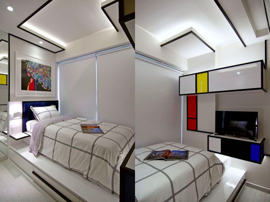 Пит Мондриан спальня