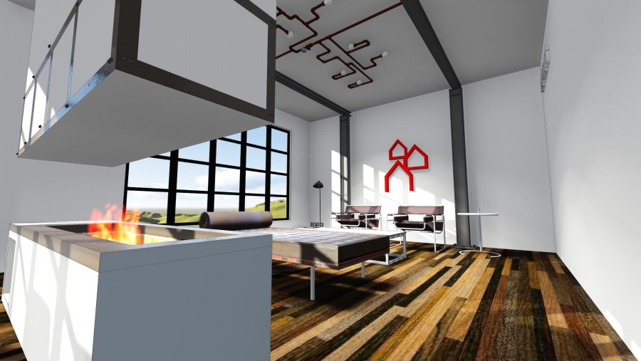 Потолок Баухауз